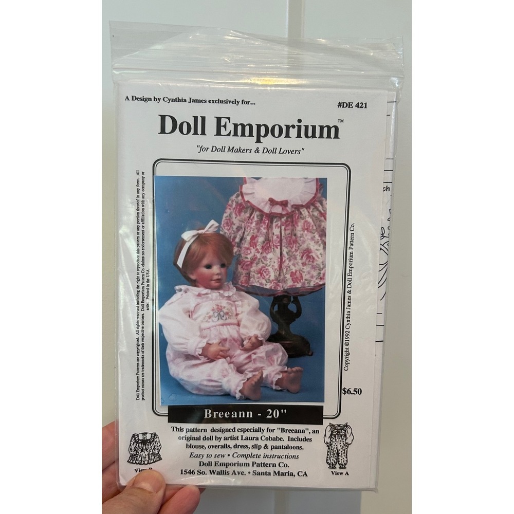8 Doll Emporium Sewing Patterns 18-24" Dolls Loverly Amber Haiku Pedita Lot - Picture 11 of 11